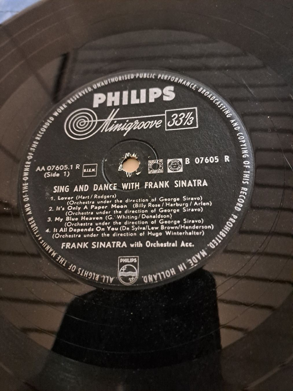 Dischi in vinile: 10" LP FRANK SINATRA "Sing And Dance With. . ." PHILIPS – Usato da Uetendorf venduto da Essiggurken 2