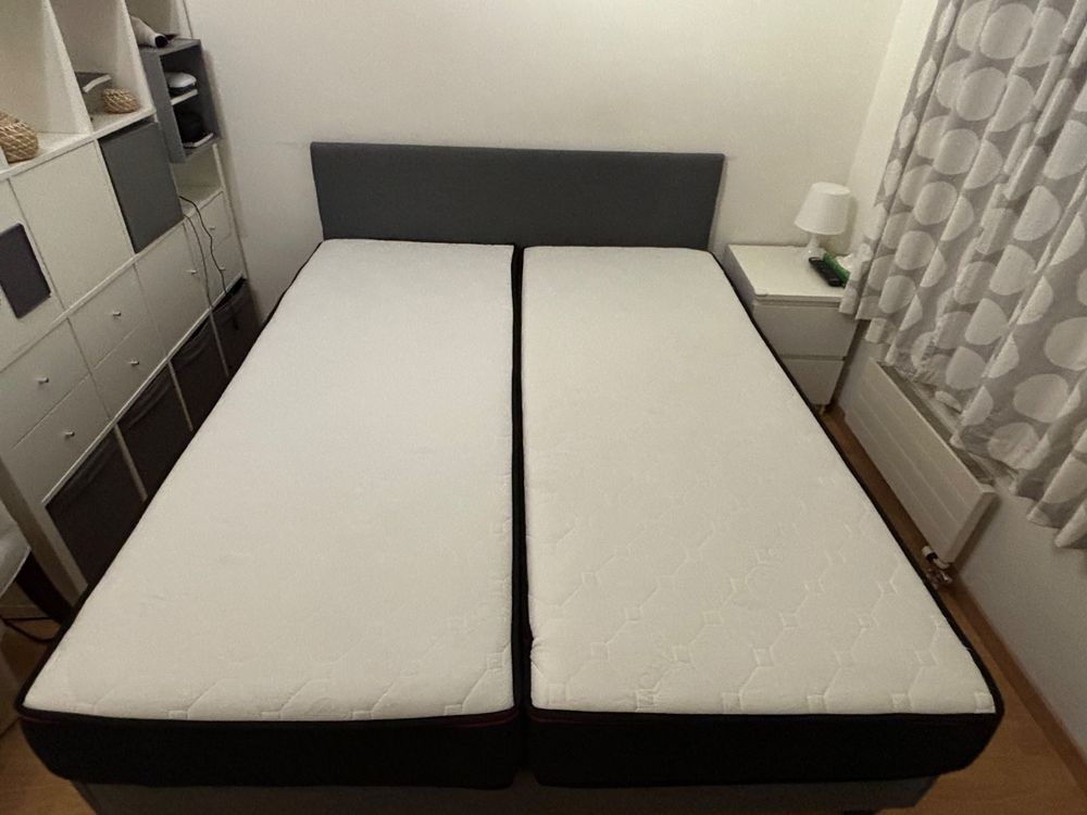 Ikea Bett SÄBÖ mit Schaummatratze 80x200 GOLD F115 DREAMZONE Kaufen auf Ricardo