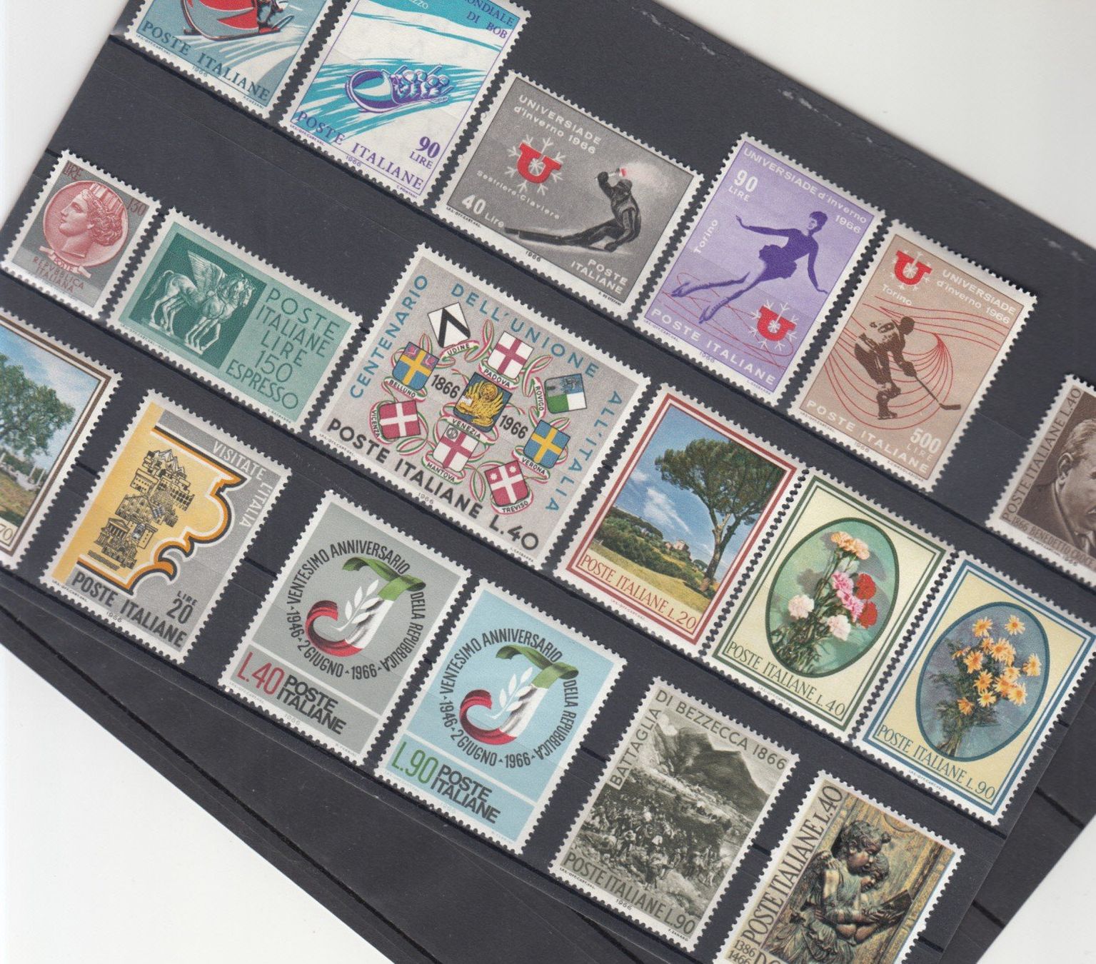 Alle Briefmarken: Italien 1966 postfrisch – Gebraucht aus Bürglen TG von StampGraf