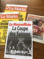 Joli petit lot coupe Davis 2014 Wawrinka Federer