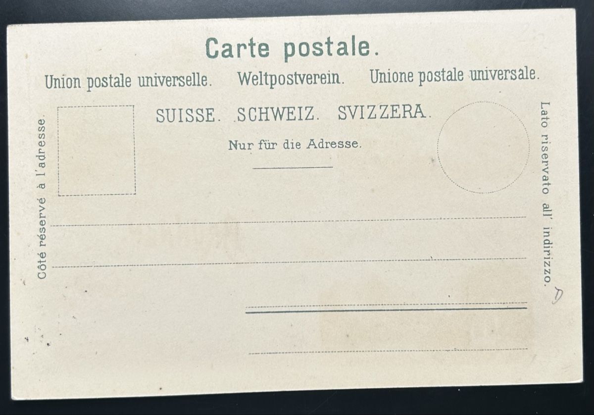 Cartoline postali: Gruss aus Brunnen Litho  – Usato da Horw venduto da Tellbub 1