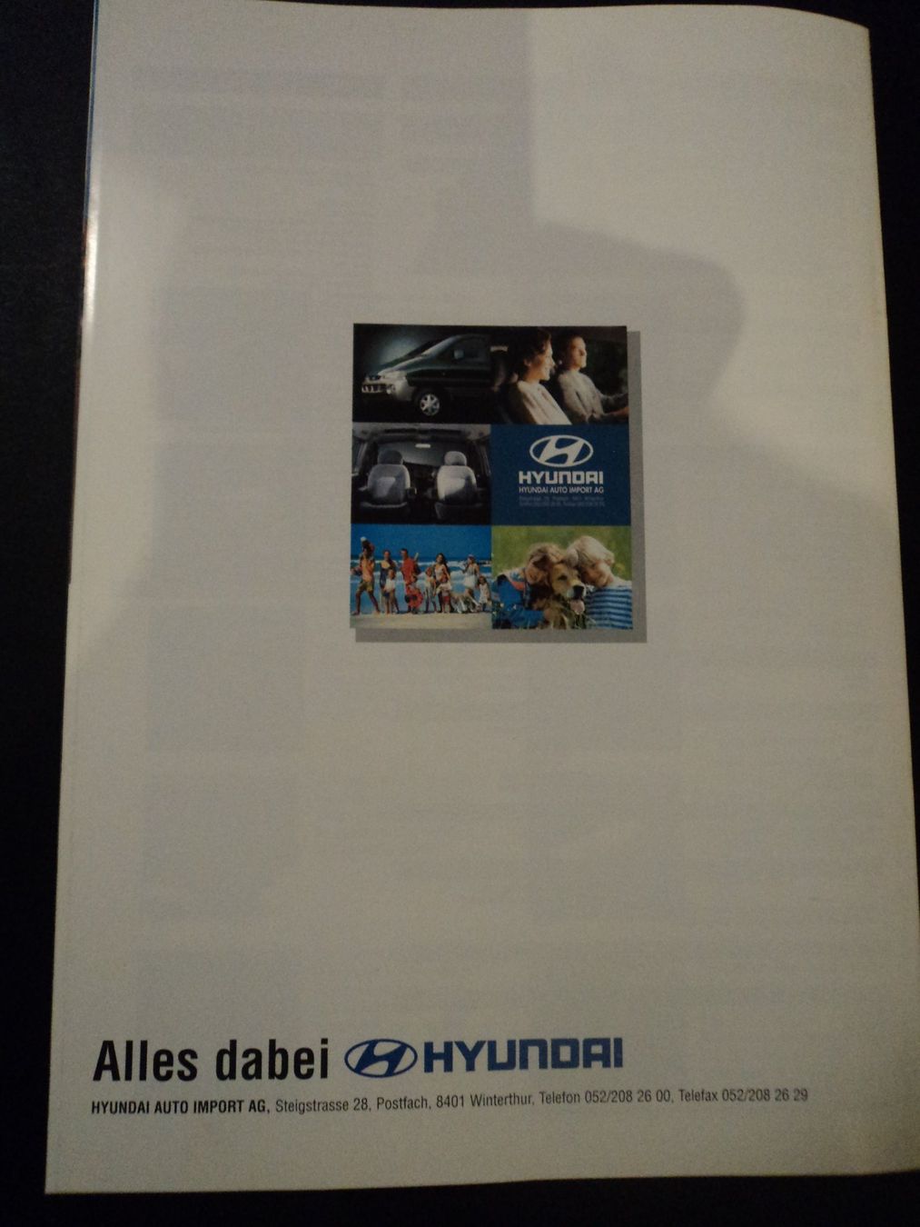 Hyundai Documenti: Prospekt Hyundai Starex – Usato da Schwarzenburg venduto da modelCARama 7