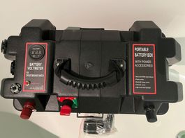 Batteriebox für Bootsmotor mit Doppelte USB Anschlüsse - Neu