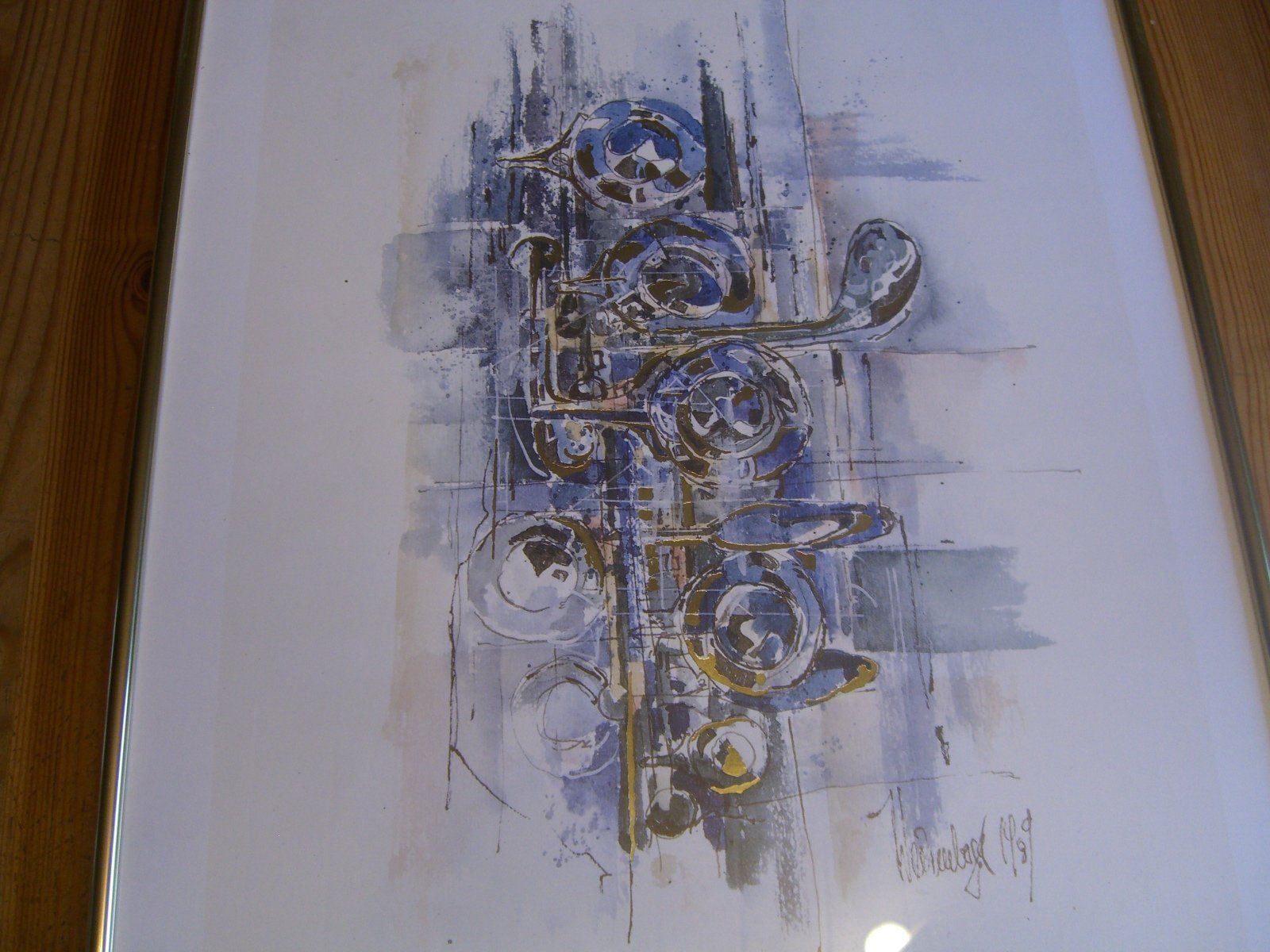 Foto & Immagini: Kunstdruck T.Weisenberger "Querflöte" 98 – Usato da Winterthur venduto da Gaia 4