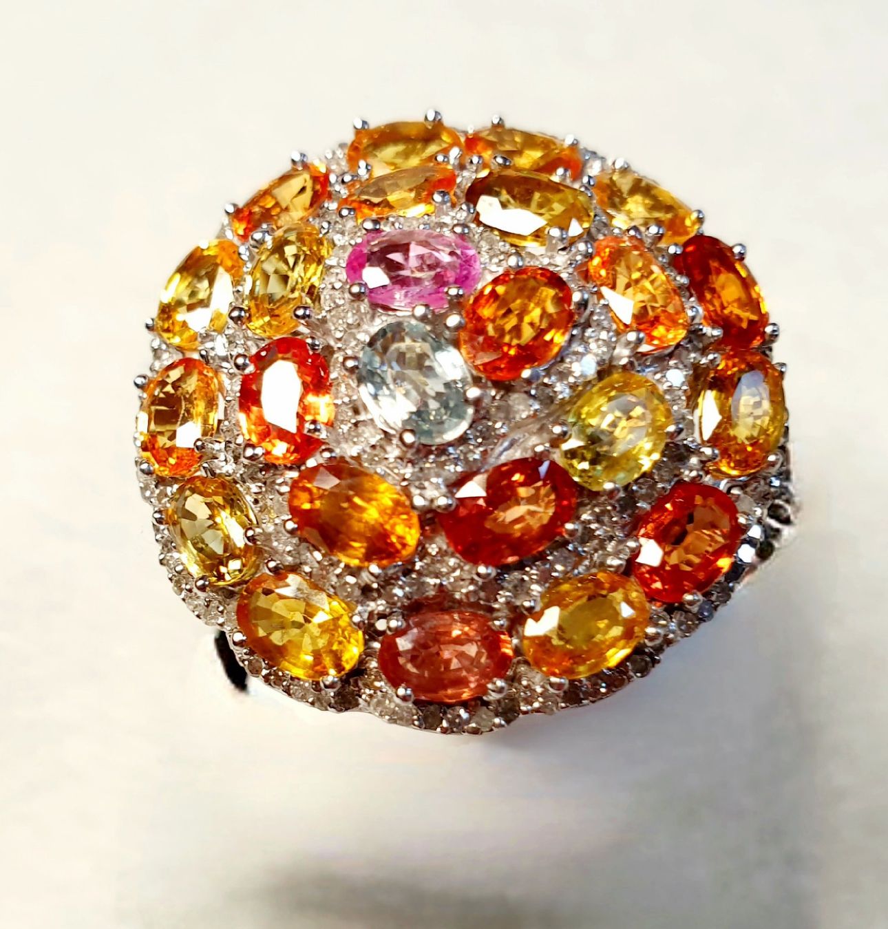 Anelli: Safir Diamant Fingerring – Nuovo (secondo la descrizione) da Zürich venduto da Benedikt21 1