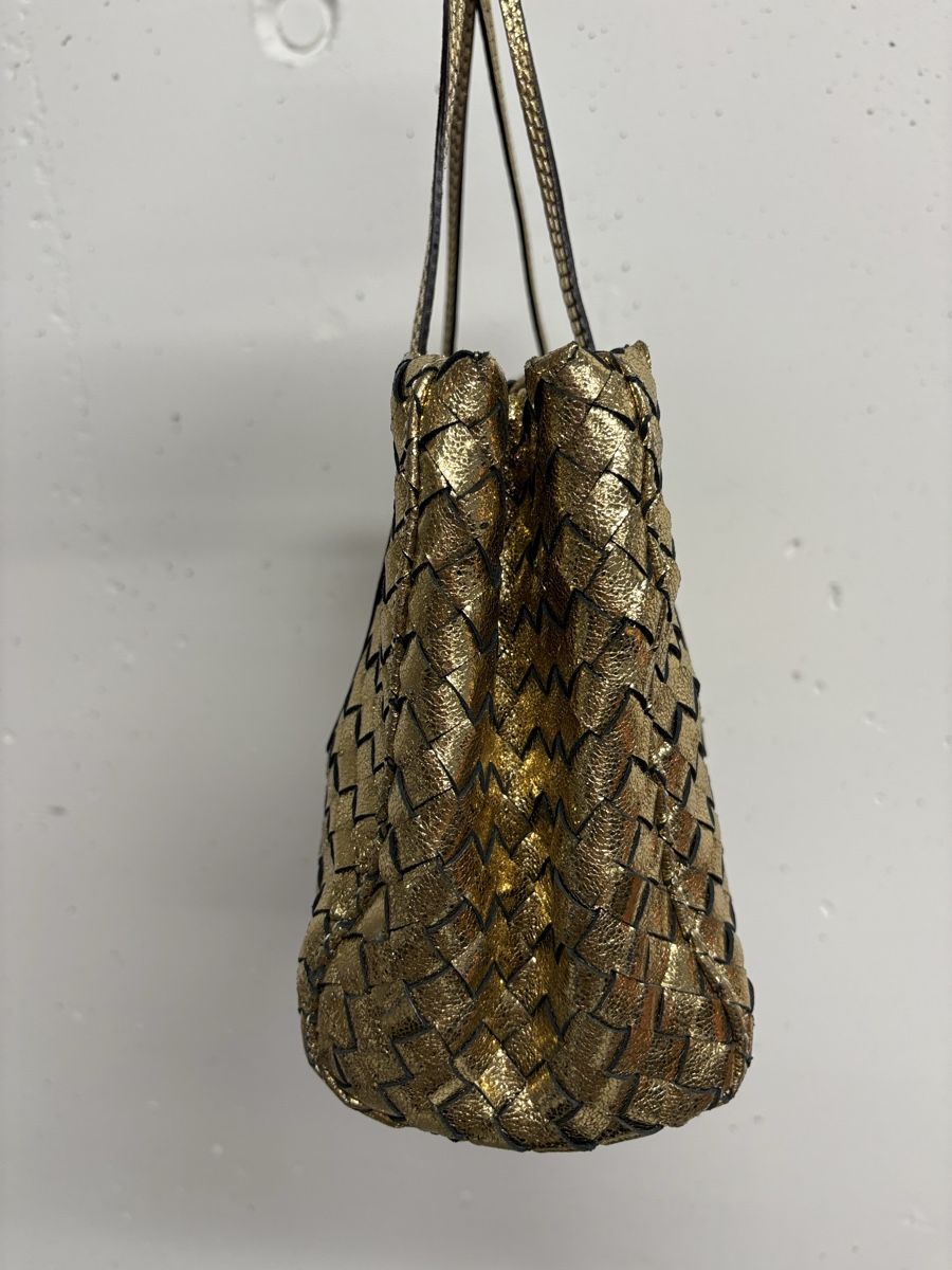 Abro Borse da donna: ABRO Handtasche gold Leder geflochten Boho – Nuovo (secondo la descrizione) da Regensdorf venduto da secondchancefashion 1