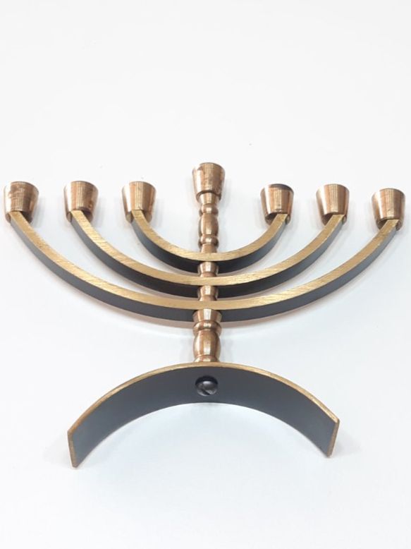 Portacandele: Menora Kerzenhalter - Menora chandelier – Nuovo (secondo la descrizione) da Savagnier venduto da Marderuth 3