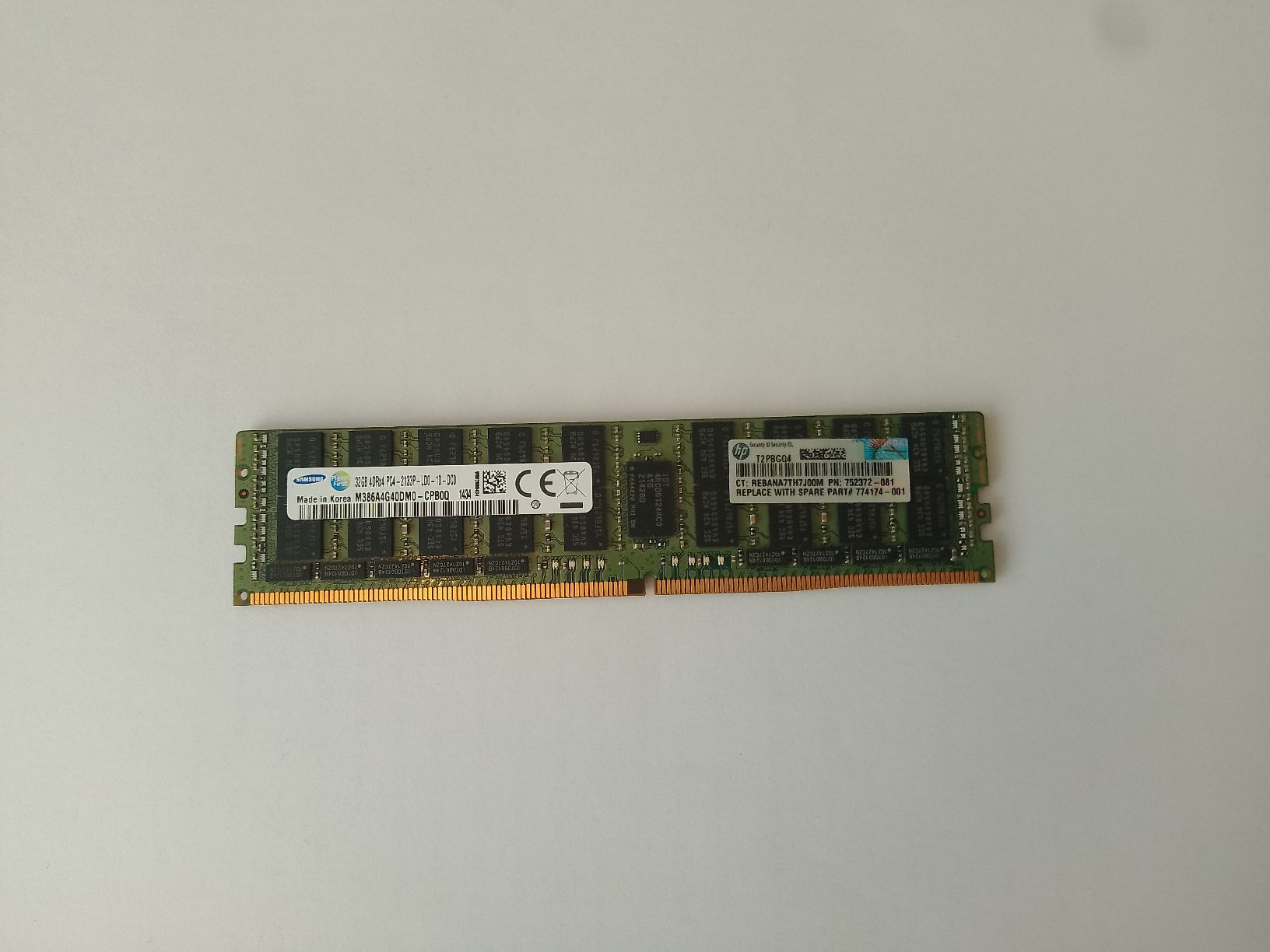 Hewlett Packard Mémoires / RAM: 32GB Samsung DDR4 ECC LRDIMM 2133MHz Server RAM | HPE – Neuf (Voir description) à Rheinfelden par tho_fk2k