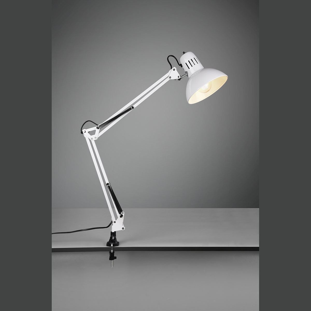 Lampen: Klemmleuchte, Weiss, 73 cm Höhe – Neu (gemäss Beschreibung) aus Kreuzlingen von Smart-Light
