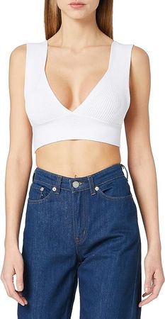 PINKO Damen IMMERSIONE Top XL Weiss NEU