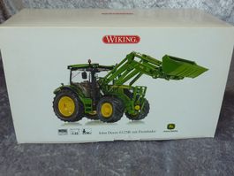 Traktor John Deere 6125R mit Frontlader  1:32