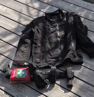 Security Jacke + LedLenser Lampe + Einsatzgürtel ink.Handsch