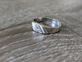 Anello in argento 925 con zirconi