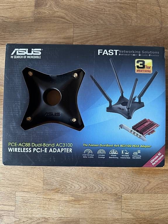 Componenti elettronici: ASUS PCE-AC88  Carte Wi-Fi PCI-E AC3100 – Usato da Villars-tiercelin venduto da jul_98kb