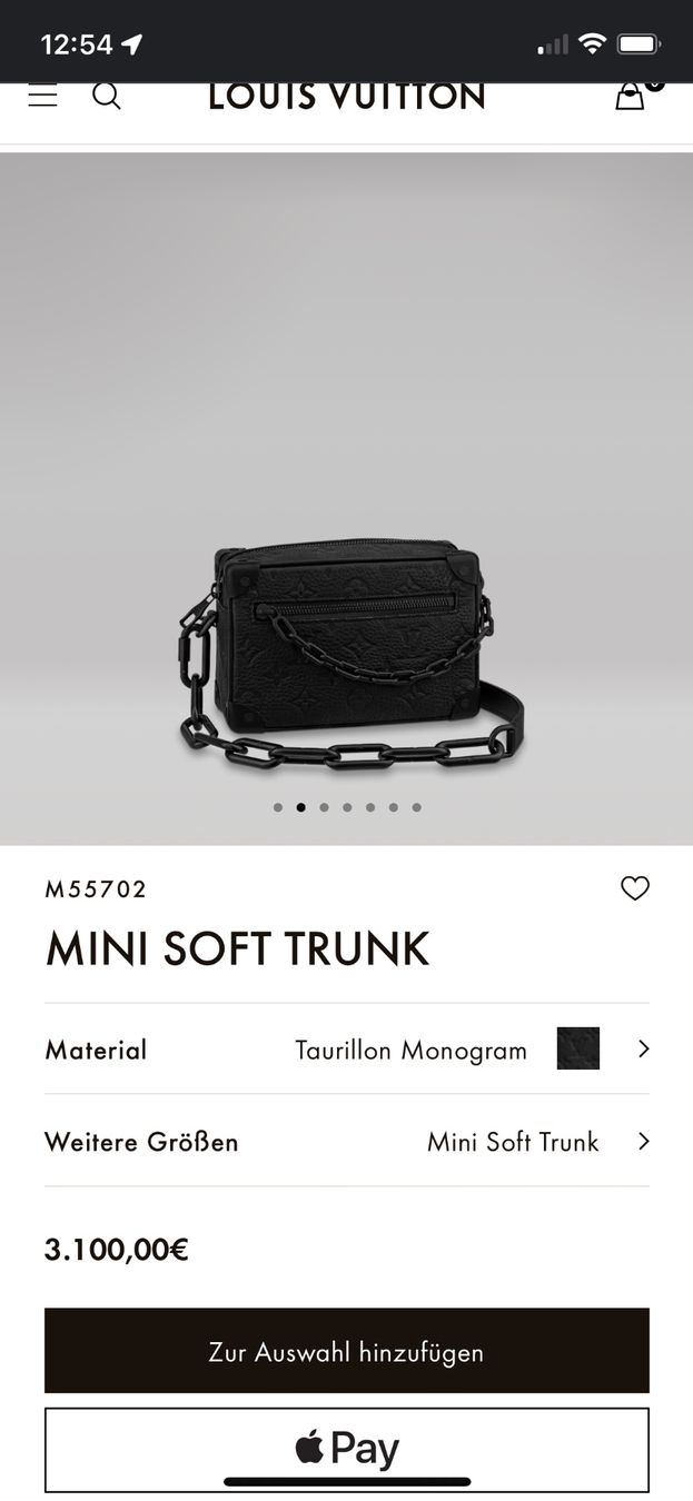 Louis Vuitton Taschen: Louis Vuitton leder mini Trunk – Neu (gemäss Beschreibung) aus Zürich von Miguel-Zurich 5