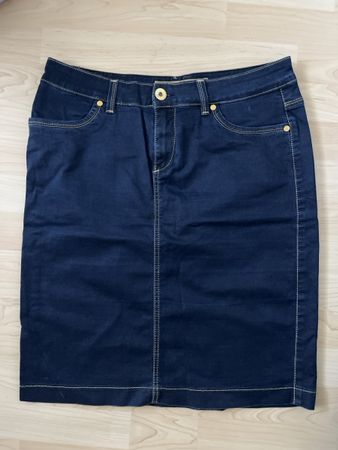 Rocks Jeansrock, Gr. L, dunkelblau, top Zustand!
