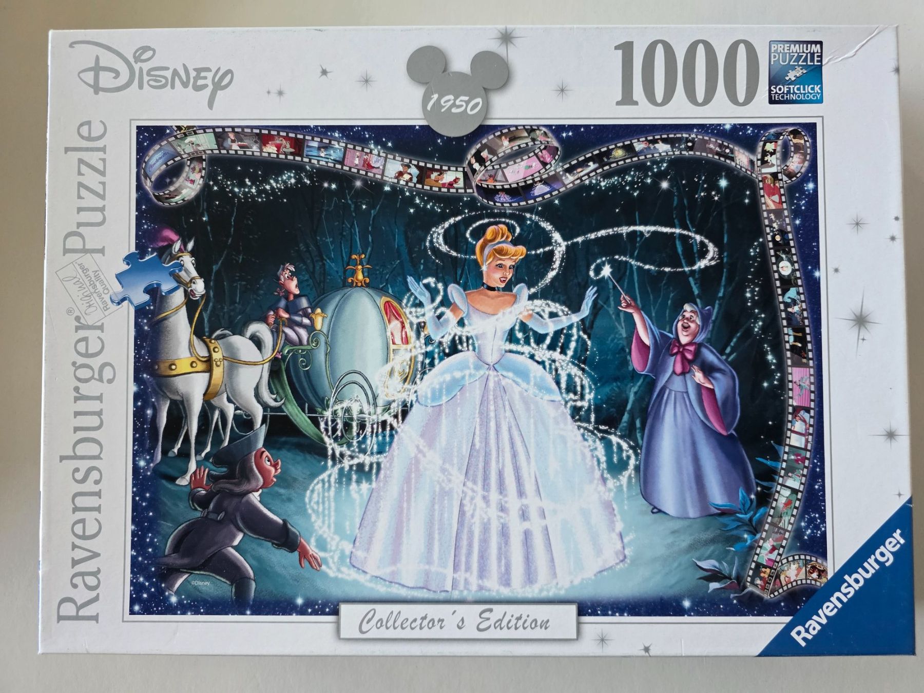 Ravensburger Puzzle: Ravensburger Puzzle Disney 1000 Teile - Cinderella – Usato da Altstätten SG venduto da Carrybones