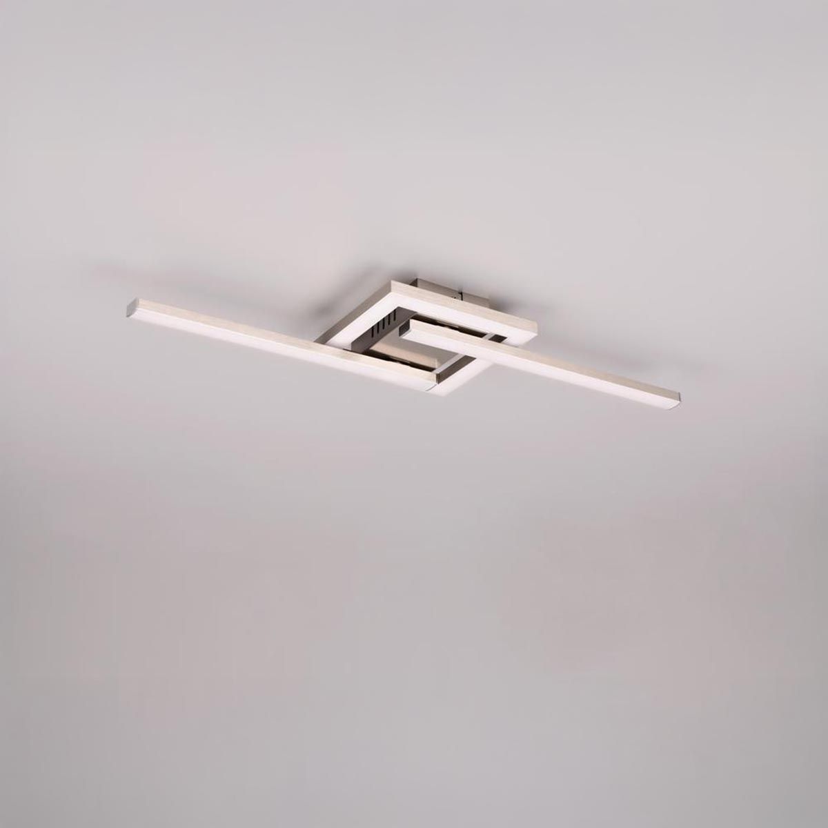 Kronleuchter & Deckenlampen: LED Deckenleuchte, Nickel, 55 cm x 16 cm – Neu (gemäss Beschreibung) aus Kreuzlingen von Smart-Light 1