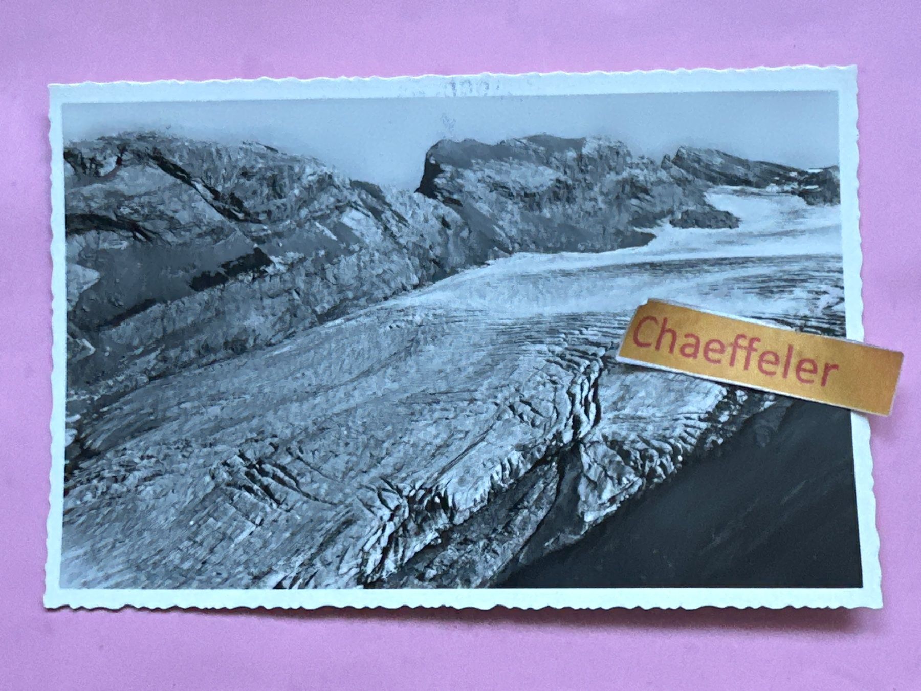 Cartes postales: Glärnischgletscher, Aufstiegsroute – D'occasion à Zürich par Chaeffeler