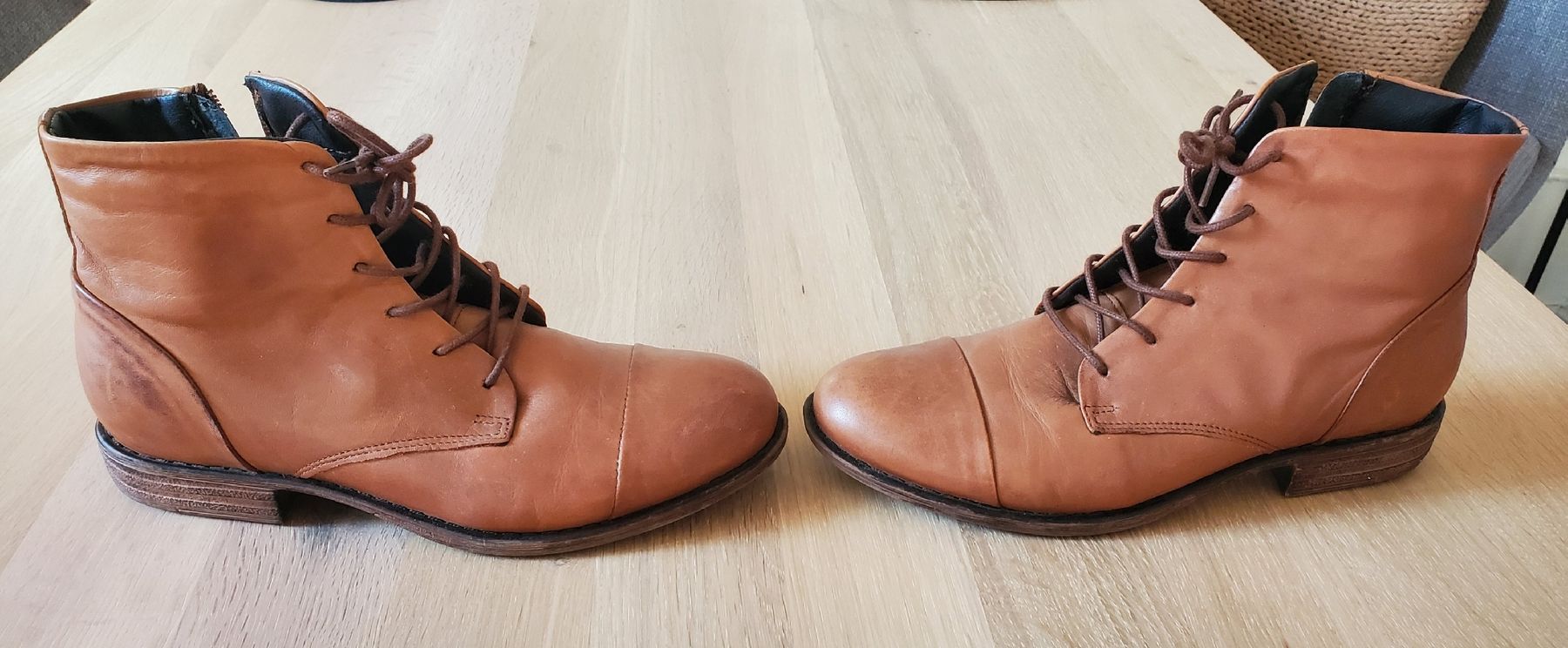 Zalando Scarpe da donna: Stiefel Leder braun Gr 39 – Usato da Biel/Bienne venduto da SandraBar 1