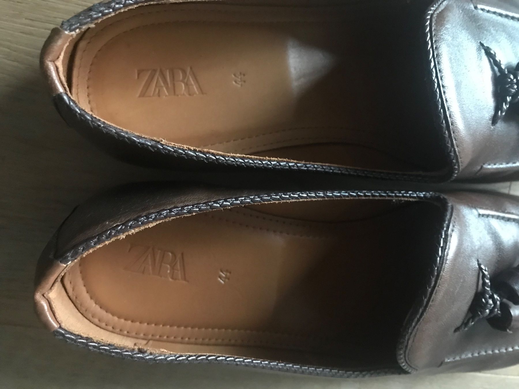 Zara Scarpe da uomo: Herren Leder Schuhe Zara Gr. 44 – Nuovo (secondo la descrizione) da Affoltern am Albis venduto da variablend 2