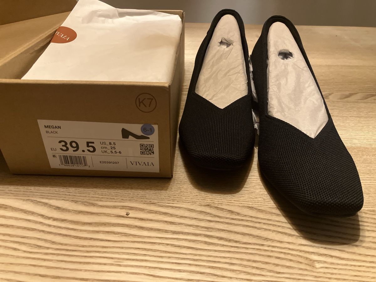 Vivaia Scarpe da donna: Vivaia Megan Black 39.5 – Nuovo e nell'imballaggio originale da Winterthur venduto da km22 1