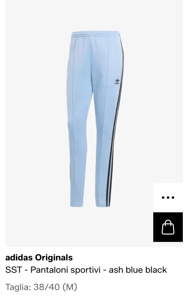 Adidas Pantaloni: Adidas Original NEU - Ash Blue Black – Nuovo e nell'imballaggio originale da Minusio venduto da Pink222 5
