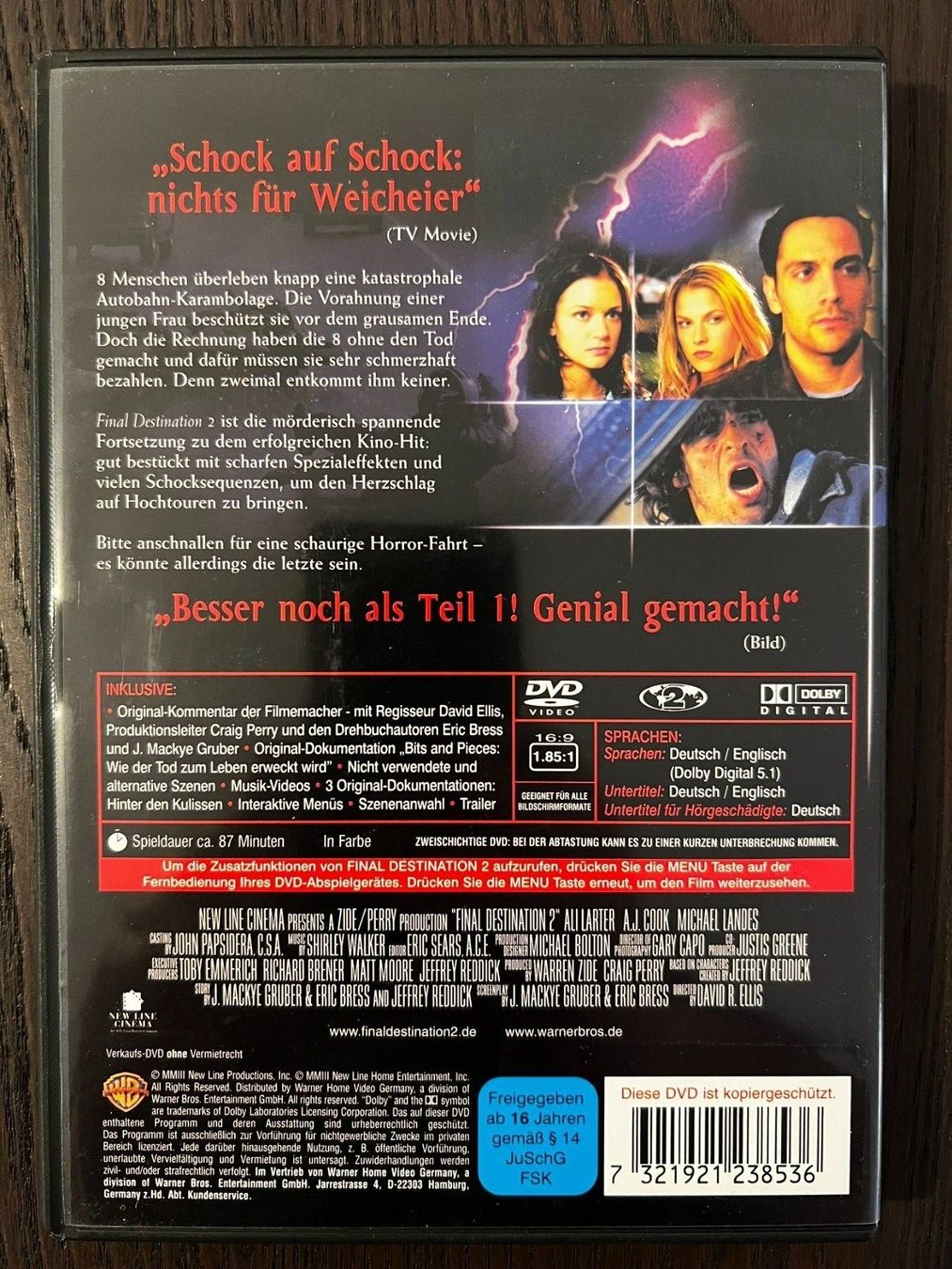 Alle DVDs: Final Destination 2 – Gebraucht aus Zürich von FilmFreunde 1