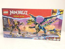 LEGO NINJAGO DRAGON RISING 71796 ELEMENTAL DRAGON VS THE EMP