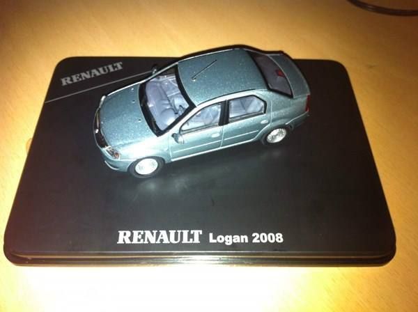 Dacia Modellautos: Dacia / Renault Logan I Phase II 2008-2012 Electrique bleu – Neu und originalverpackt aus Gerlafingen von espero88 3