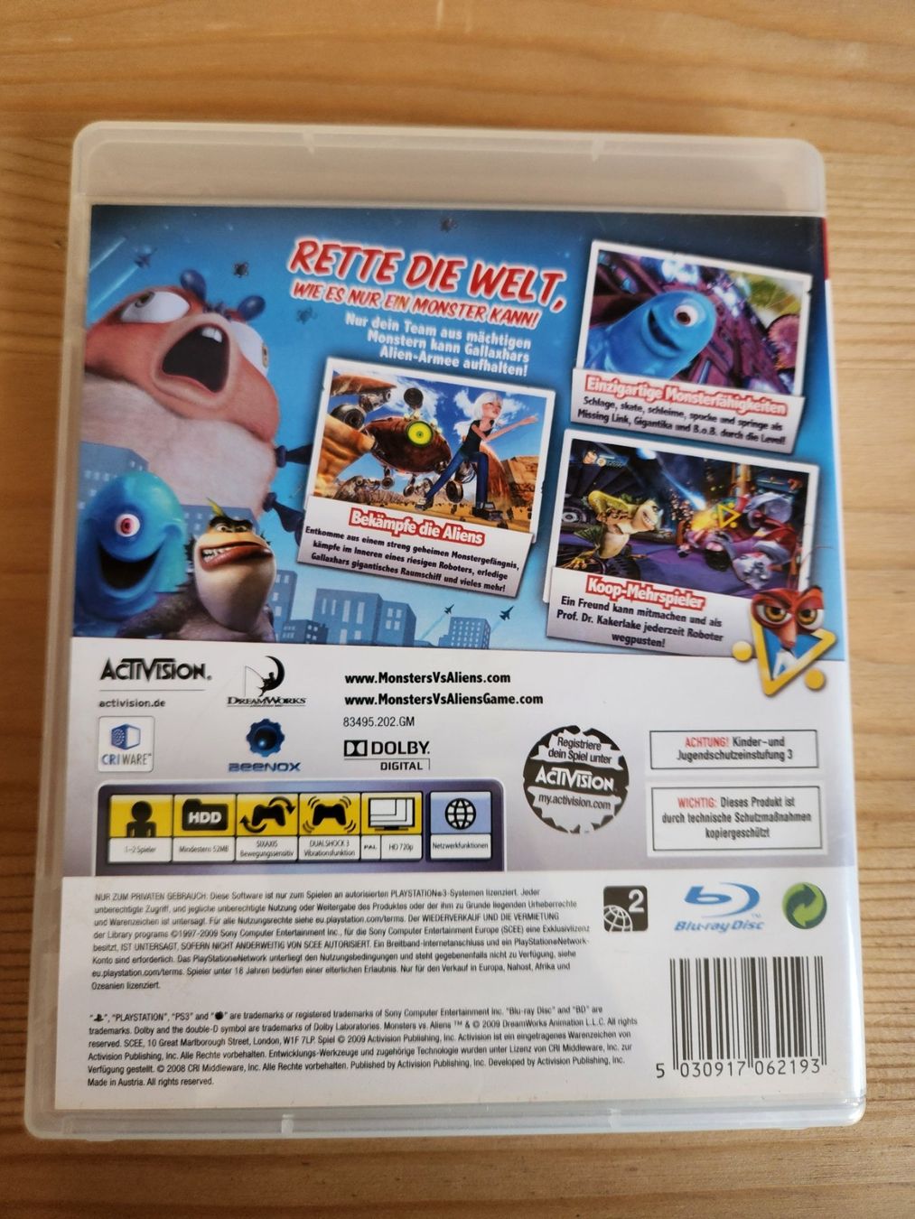 Giochi: PS3 - Monster vs. Aliens – Usato da Kandergrund venduto da BSD83 1