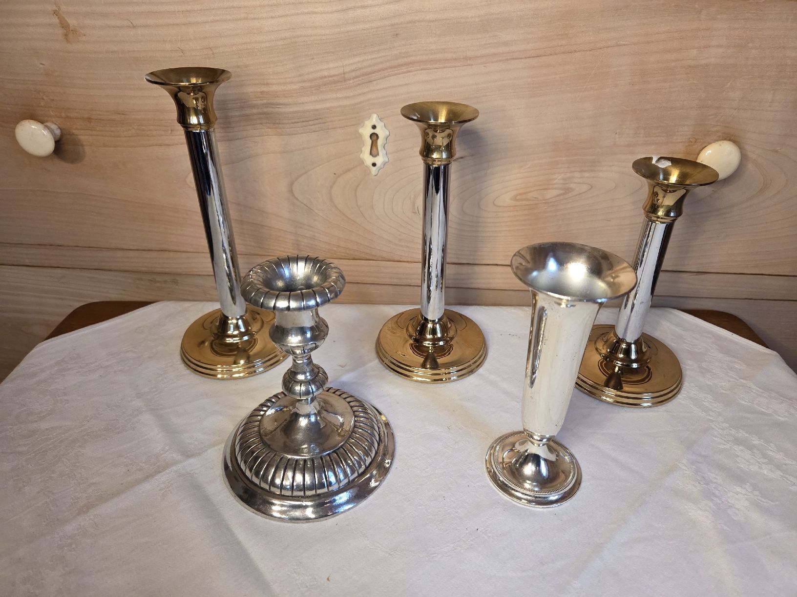 Portacandele: Vintage Kerzenständer, 14-20 cm – Nuovo (secondo la descrizione) da Muotathal venduto da sch_h6cz