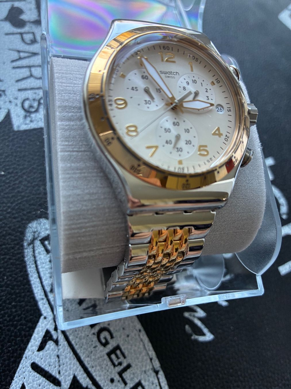 Swatch Orologi: Swatch Uhr Irony Chrono Casual Chic YVS467G – Nuovo (secondo la descrizione) da Orpund venduto da Dracaris77 1