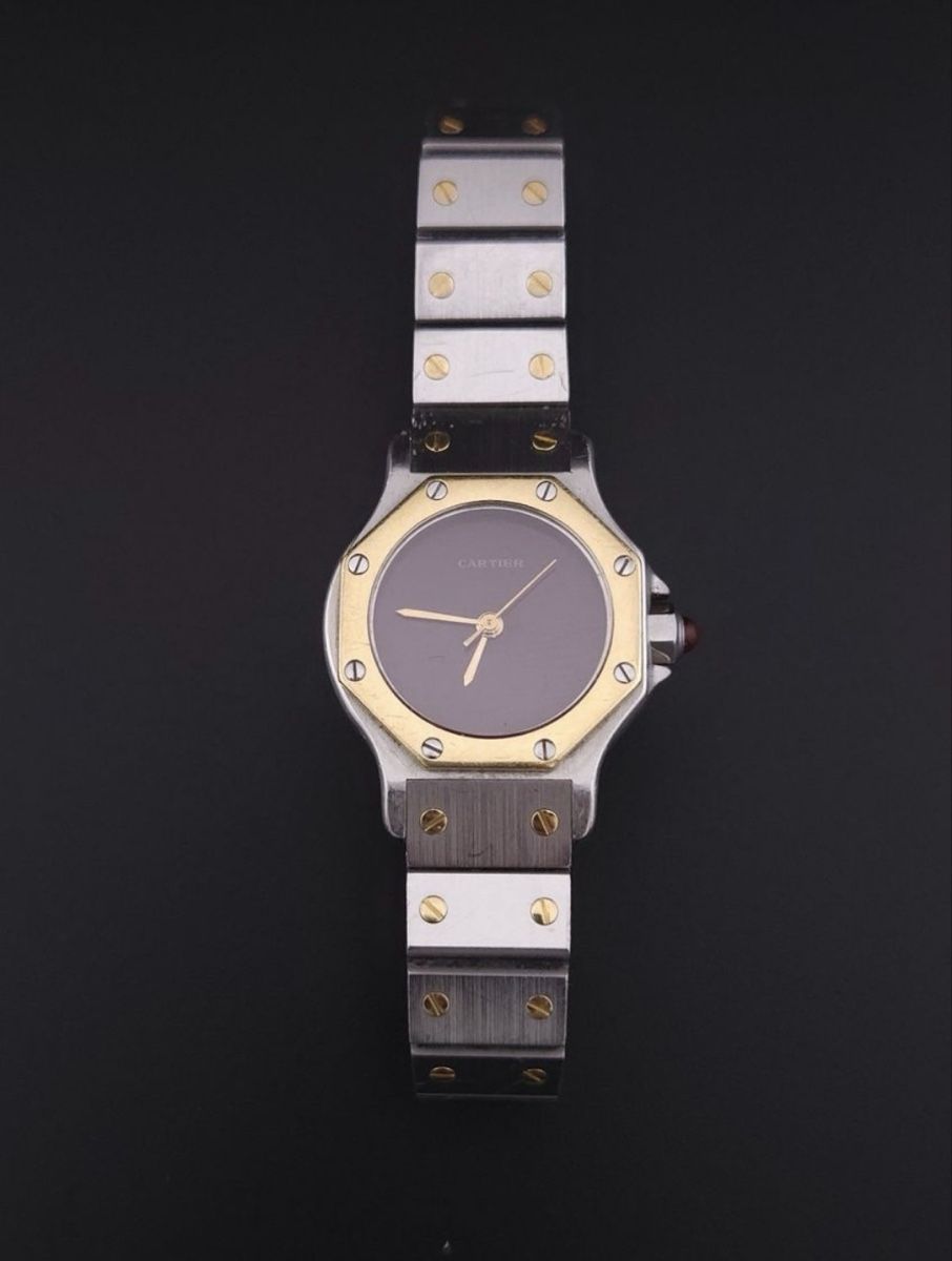 Cartier Orologi: Cartier Santos Octagon, référence 0907, automatique – Usato da Grandvaux venduto da Spaniard 1
