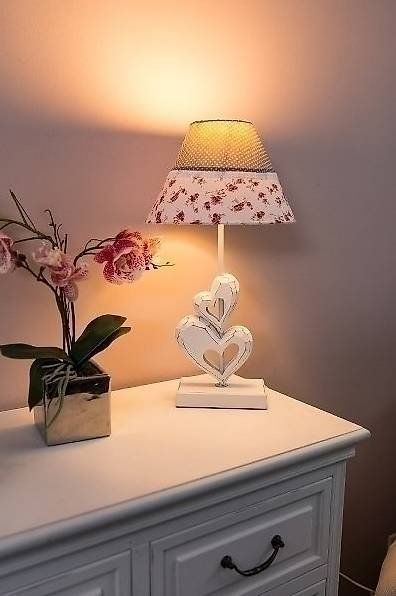 Lampade: Romantik Lampe "Celine" Nachttischlampe – Nuovo e nell'imballaggio originale da Flawil venduto da vivalacasa 3