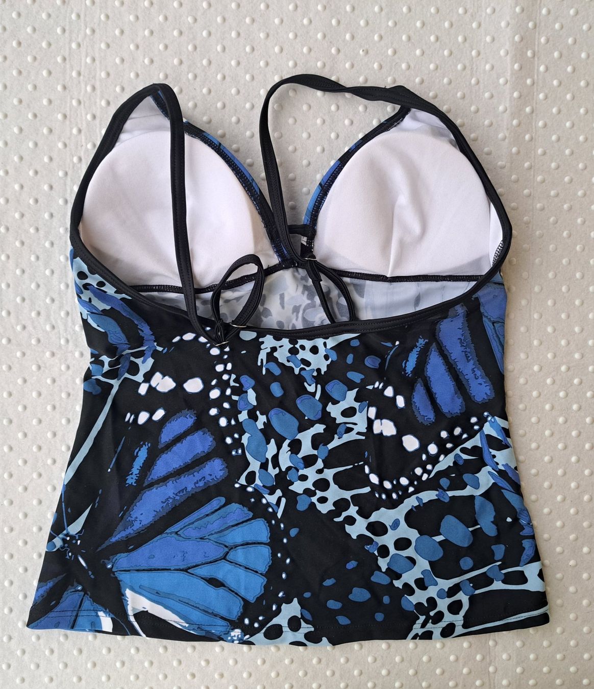Lahco Costumi da bagno & Bikini: Tolles Bade-Top Gr. 36C mit Schmetterlingsmuster – Nuovo e nell'imballaggio originale da Gysenstein venduto da joshuas81 1