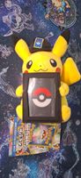Pikachu plush TCG card holder from japan