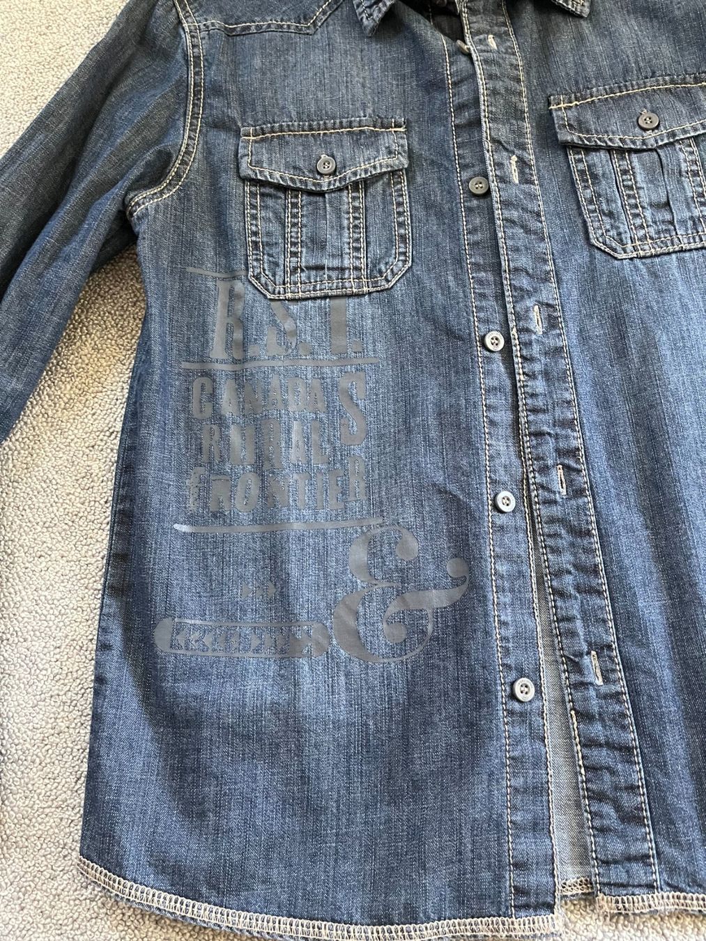 Camicie, T-shirt & Polo: Jeans Hemd Gr 152/158 – Usato da Rekingen AG venduto da nederland1 1