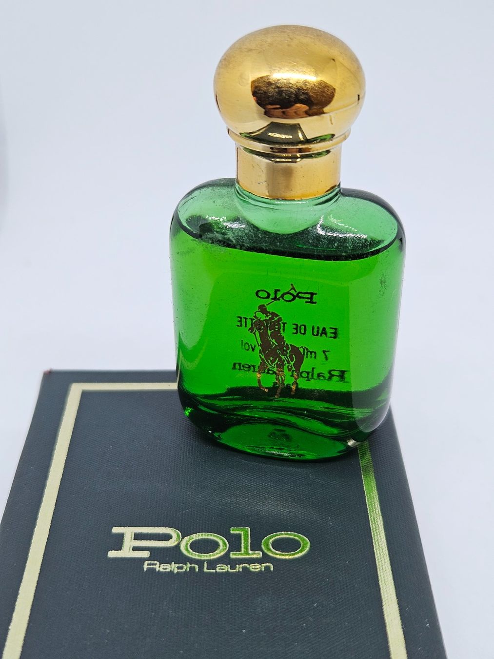 Ralph Lauren Profumi & Eau de Toilette: Ralph Lauren Polo miniature collector première version 7ml – Nuovo e nell'imballaggio originale da Romanel-sur-Lausanne venduto da delaforet
