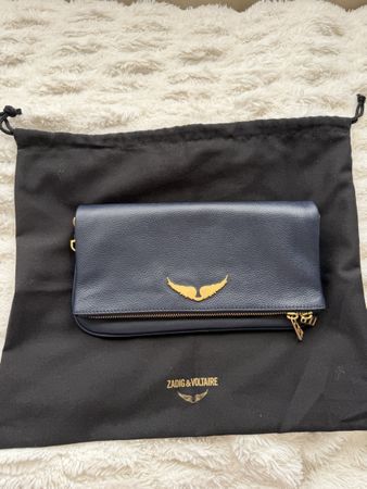 Zadig & Voltaire Clutch, Dunkelblau