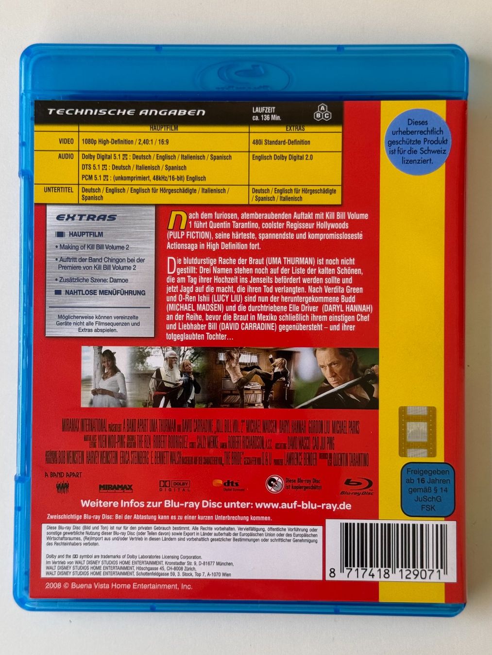 Tutti i DVDs: 2 DVD blu-ray – Kill Bill 1 & 2 – Usato da Genève venduto da Reveur 4