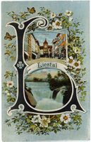 BL 90 Liestal Buchstabe L mit Obertor und Kessel 1912