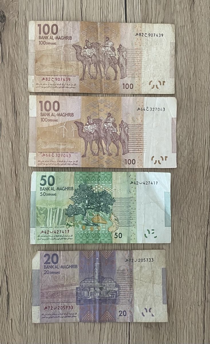 Banconote: BANKNOTEN MAROKKO DIRHAM – Usato da Plons venduto da wartauchris