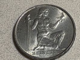 4. 1 Münze 5 Franken 835 Silber. 1936