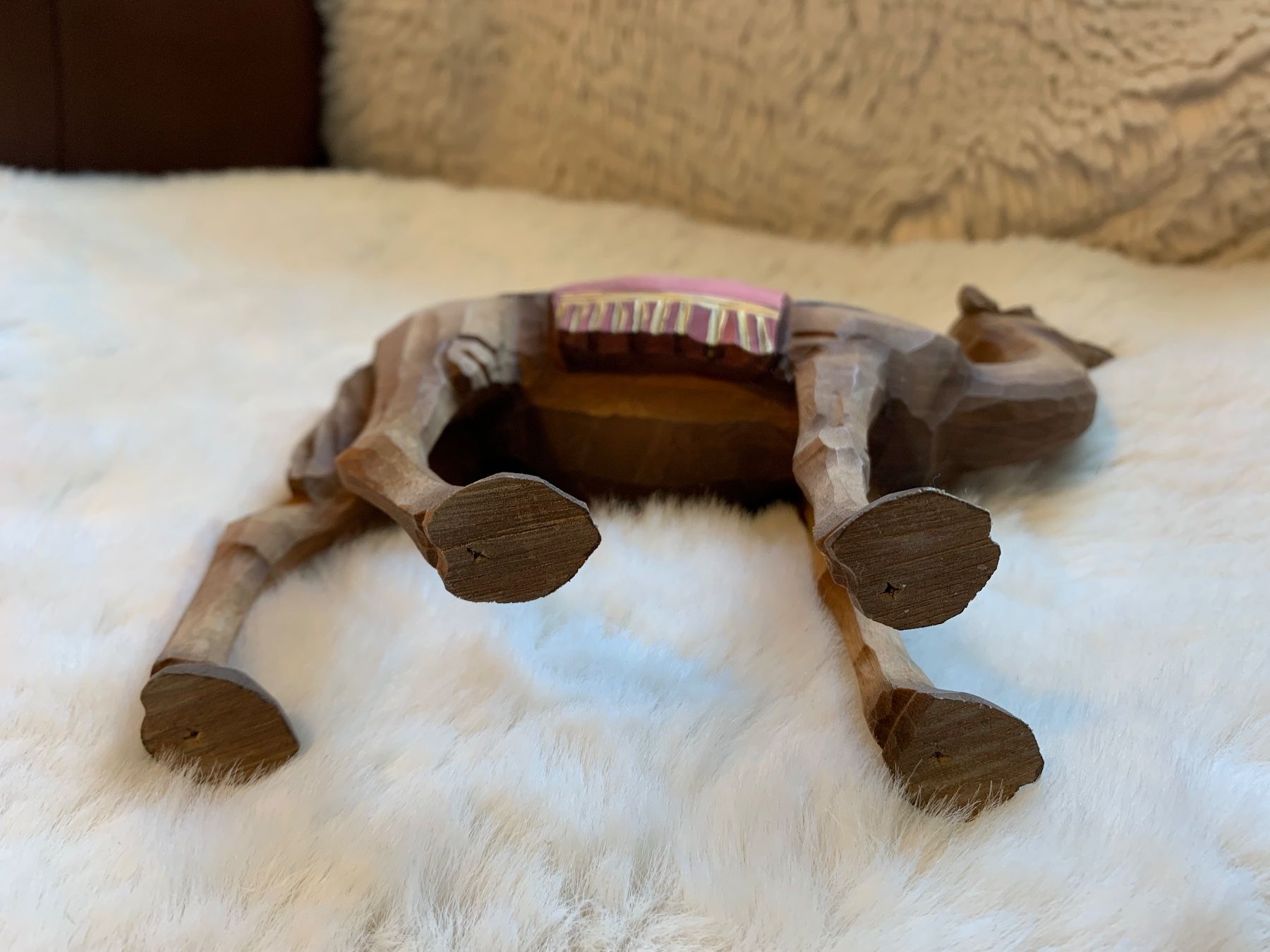 Figurines: Dromedar mit Decke, Holz, Krippenfigur, Huggler Brienz – D'occasion à Kloten par petrol5555 3