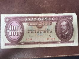 Ungarn 100 Forint 1975 Banknote guter Zustand