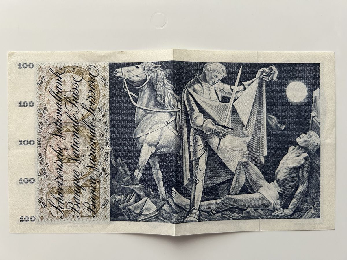 Billets de banque: Banknote Schweiz 1971, 100 Franken – D'occasion à Luzern par dakes 1