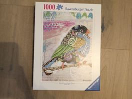 Ravensburger Puzzle, 1000 Teile,  "Swirly Bird"
