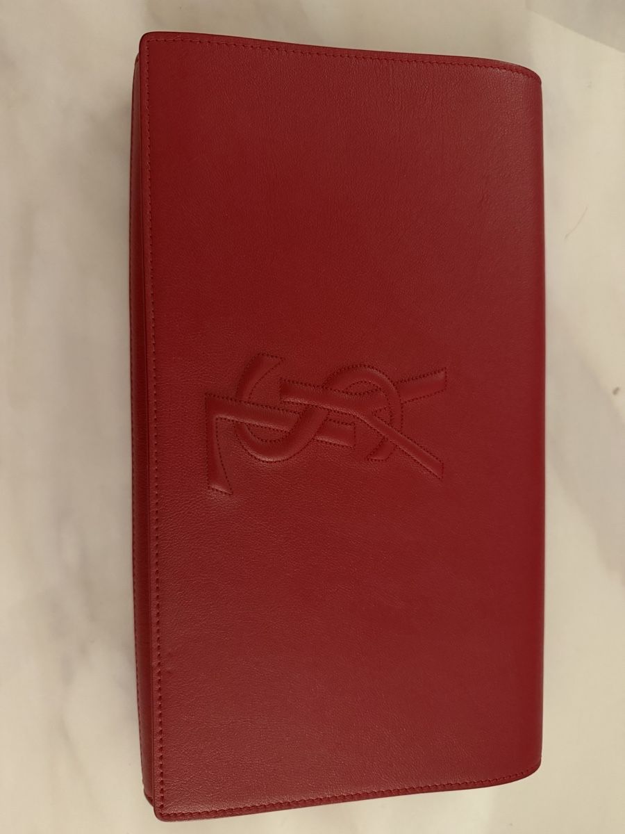 Saint Laurent Borse da donna: YSL Clutch rot – Usato da Küsnacht ZH venduto da Glamour2019