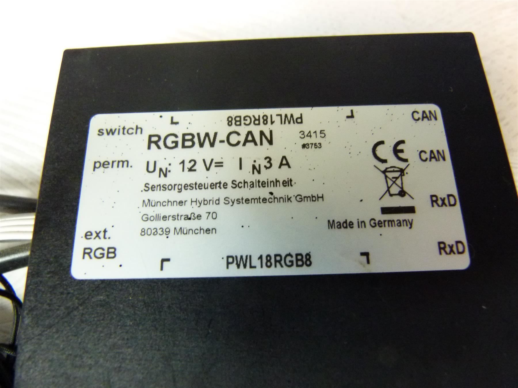 Schalter: Led Switch RGBW-CAN PLW18RGB8 – Neu und originalverpackt aus Uerkheim von Justi.y 5